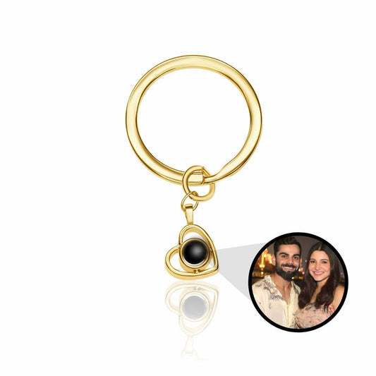 Heart Projection Keychain