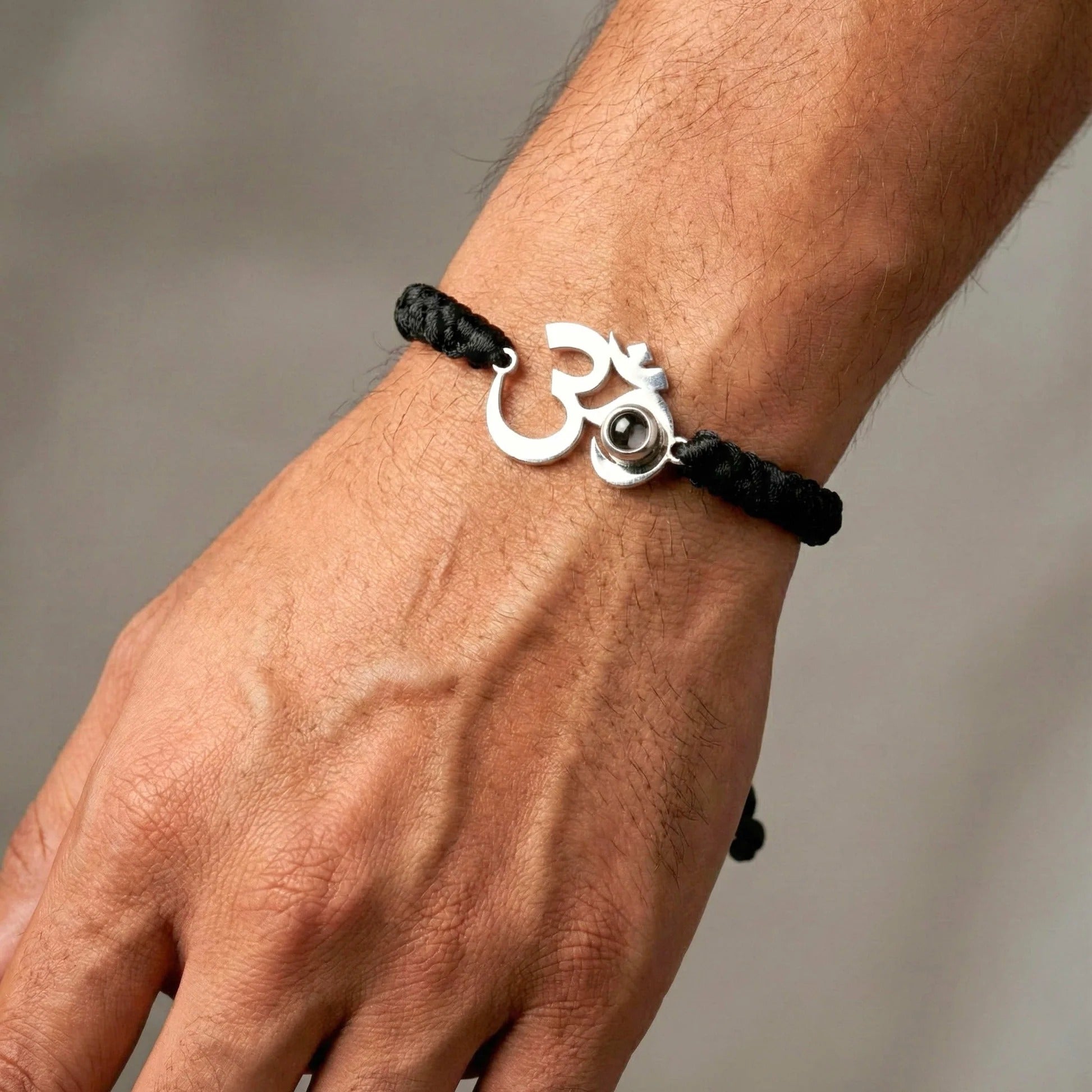 🕉️ Custom Photo OM Braided Bracelet 🕉️