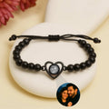 🖤 Couple Photo Heart Bead Bracelet 🖤