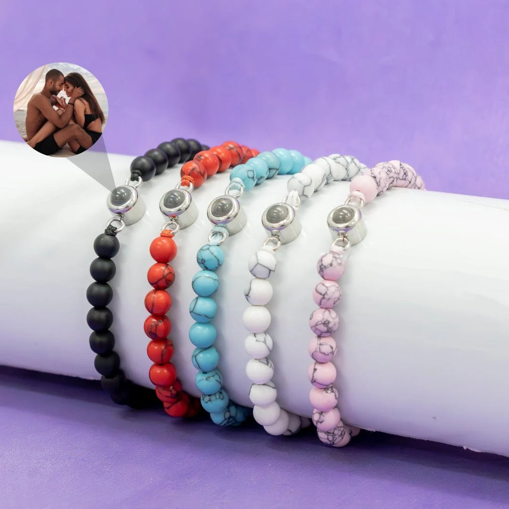 🌈 Color Bead Photo Projection Bracelet 🌈