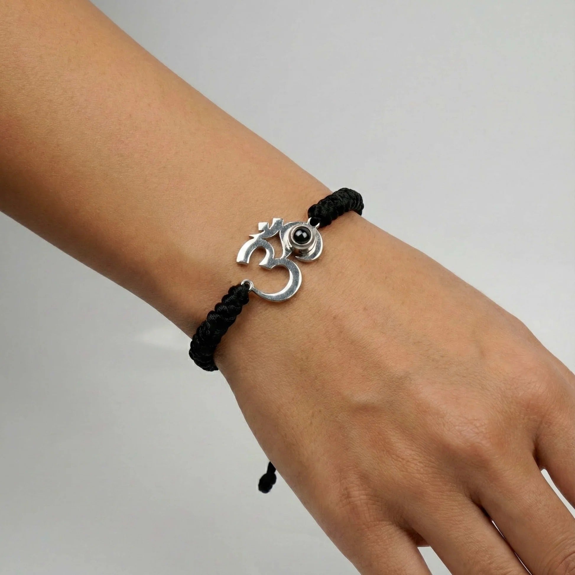 🕉️ Custom Photo OM Braided Bracelet 🕉️