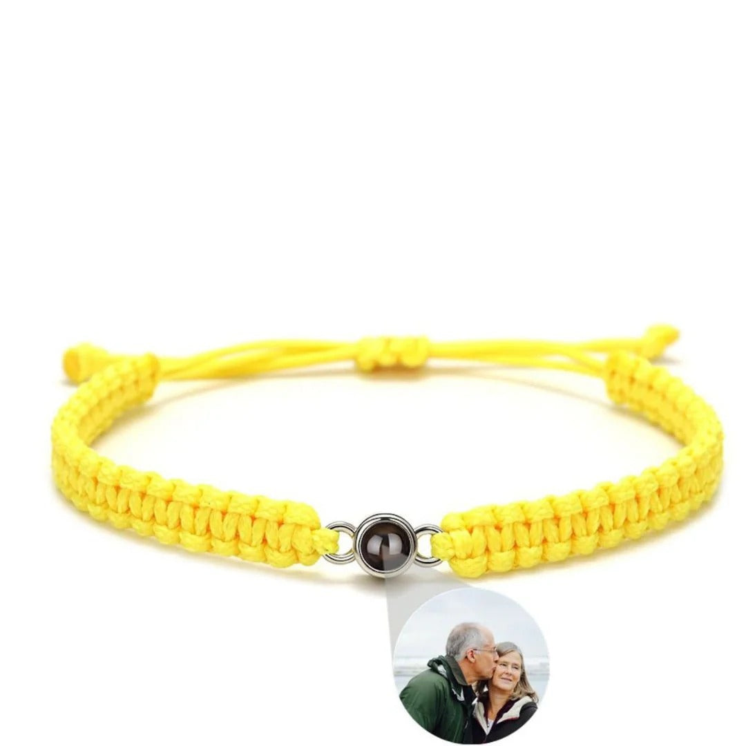 Braided Photo Bracelet