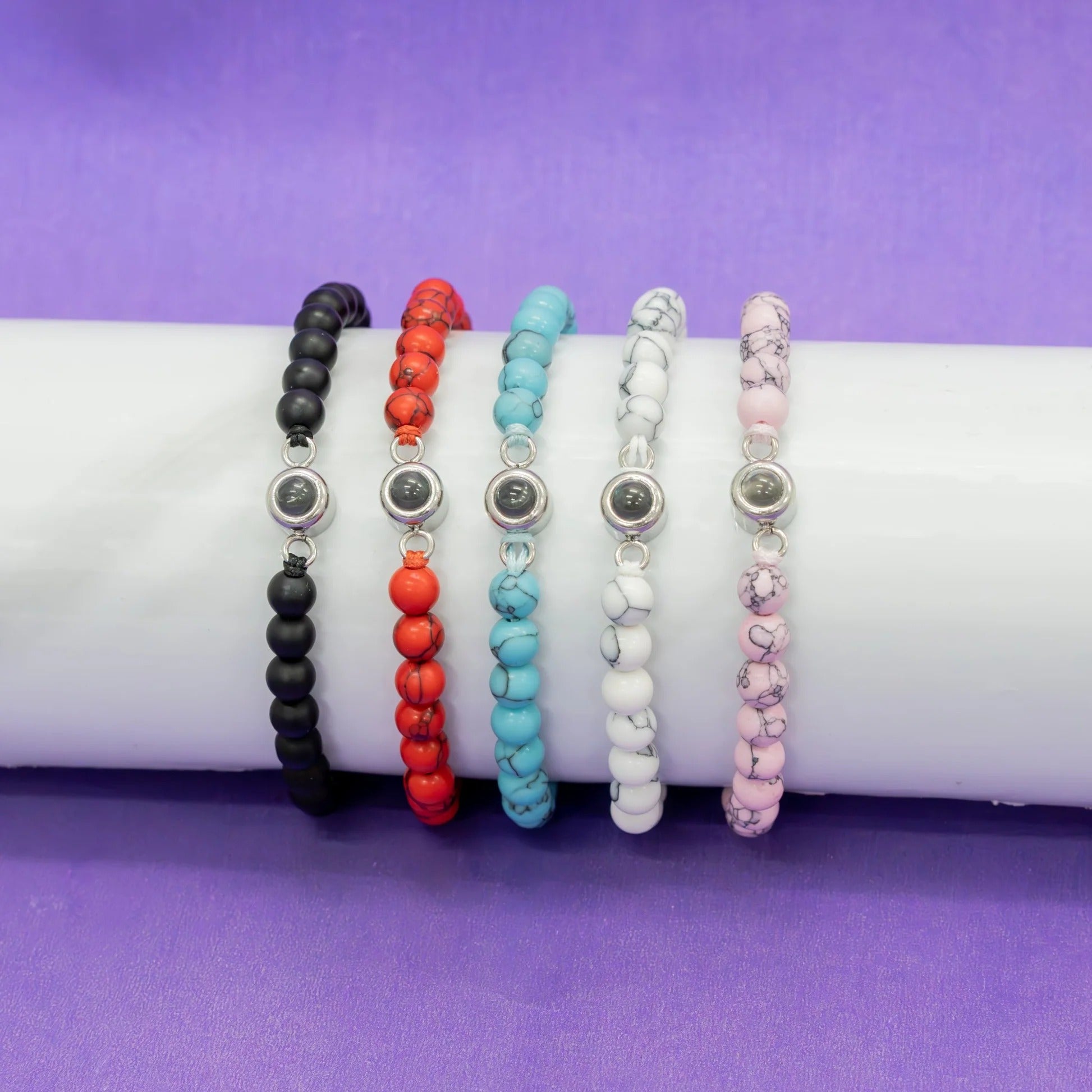🌈 Color Bead Photo Projection Bracelet 🌈