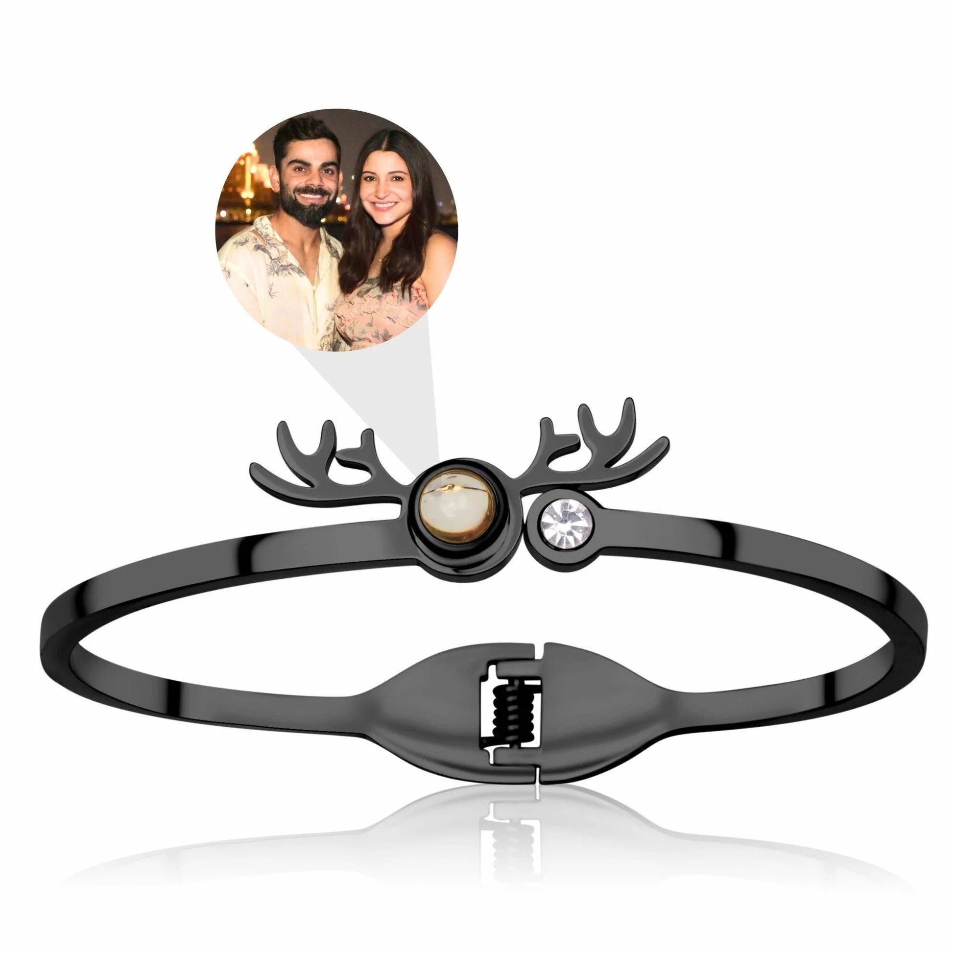 ✨ Reindeer Design Photo Projection Bracelet ✨