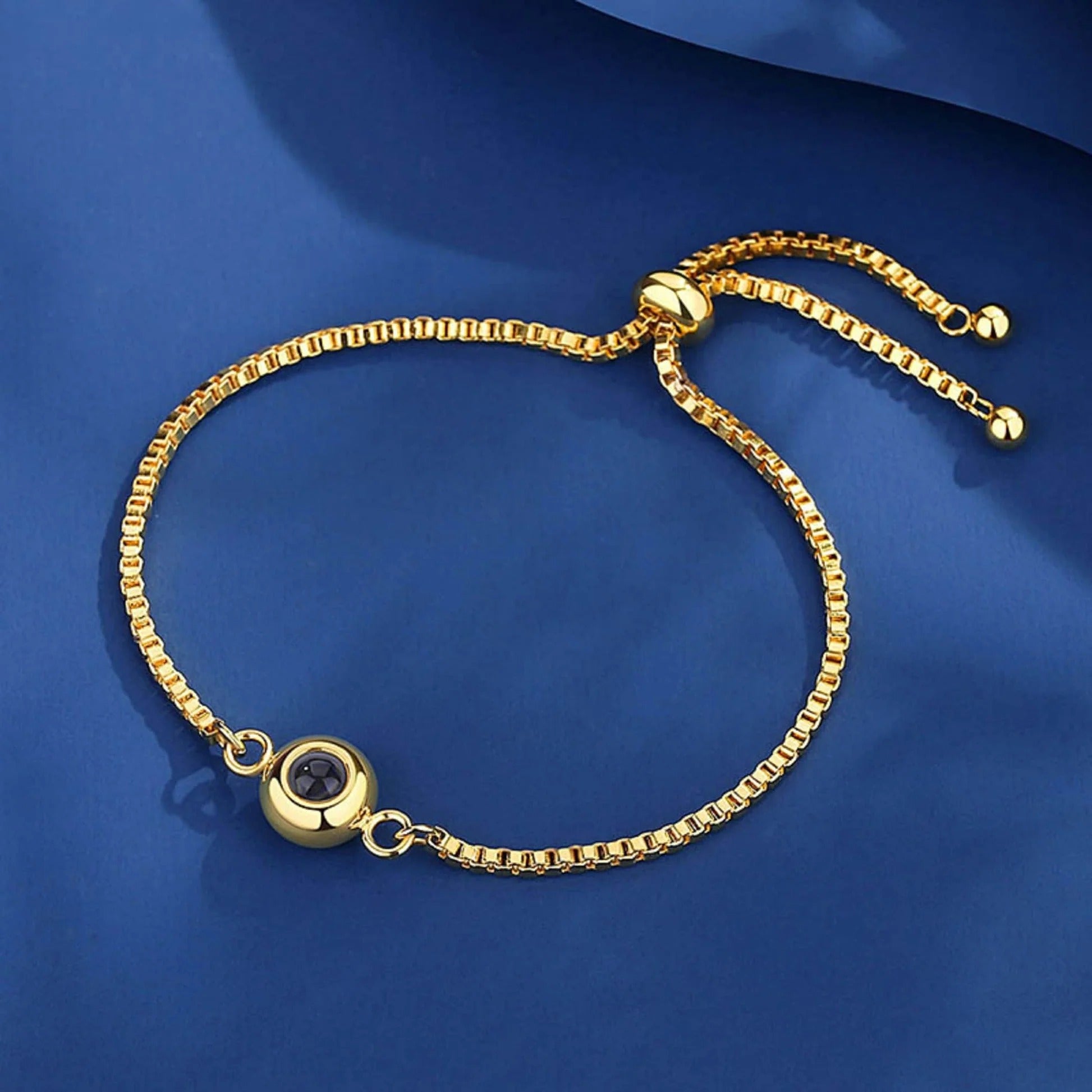 ✨ Minimal Chain Photo Projection Bracelet ✨