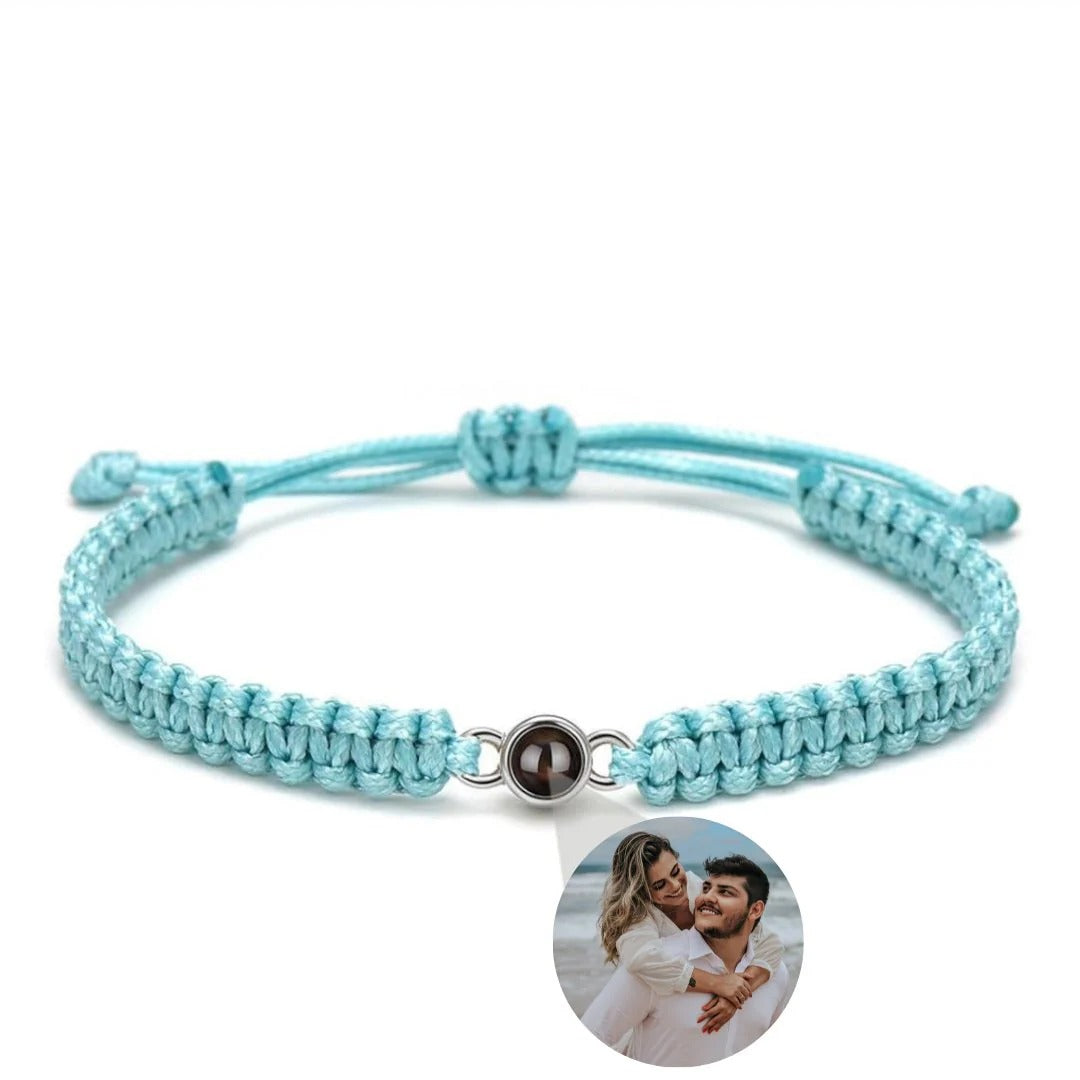 Braided Photo Bracelet