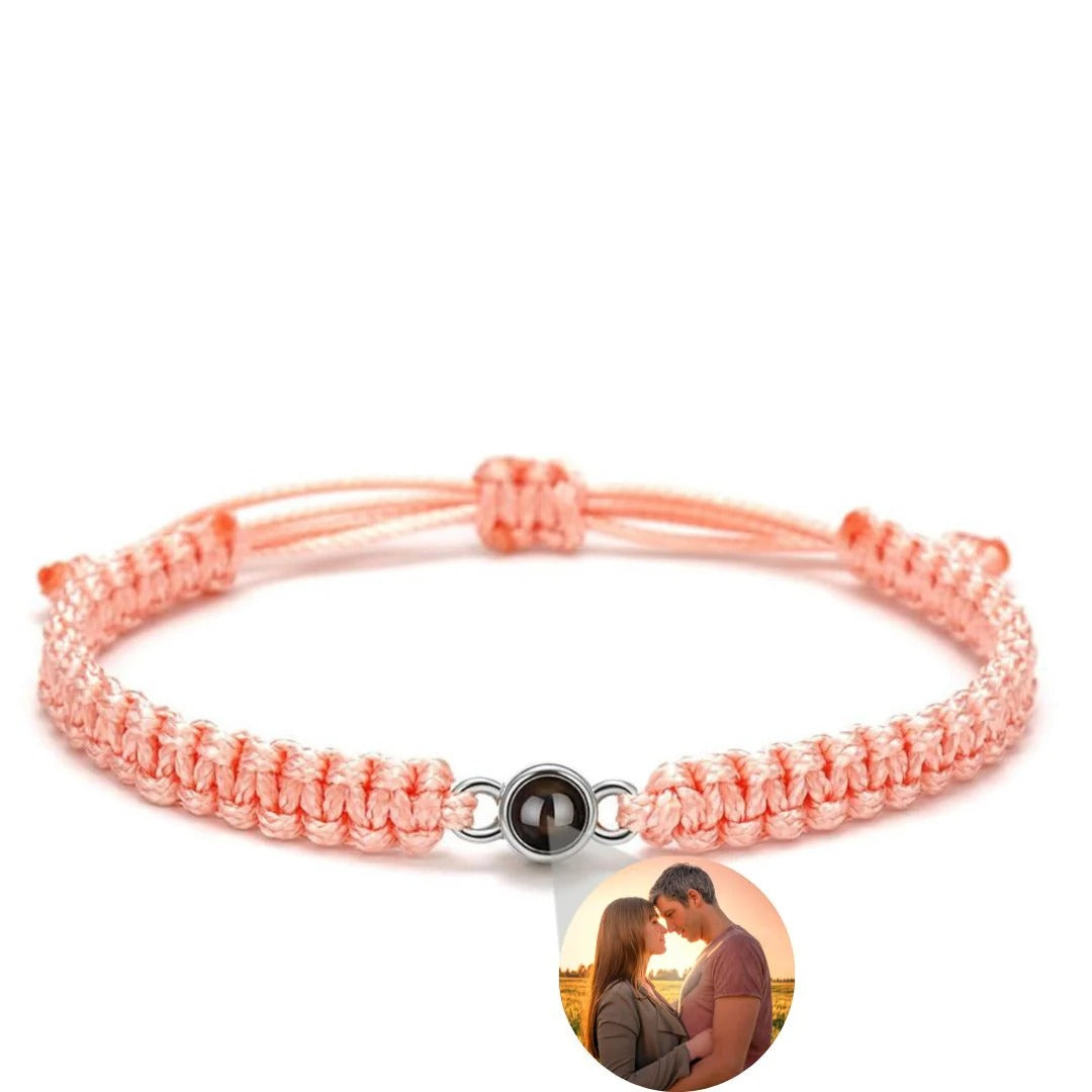 Braided Photo Bracelet