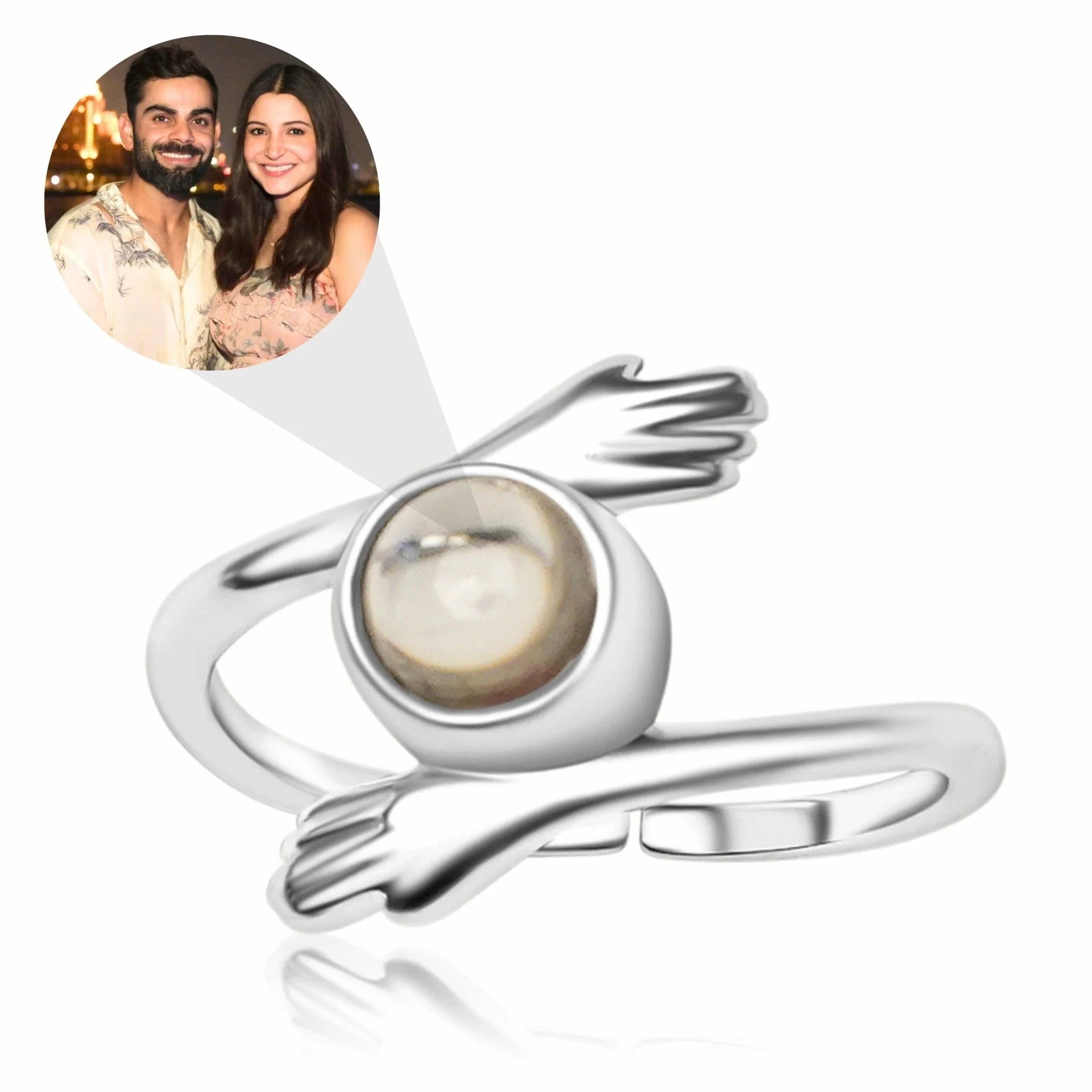 🤍💍 Adjustable Hug Projection Ring