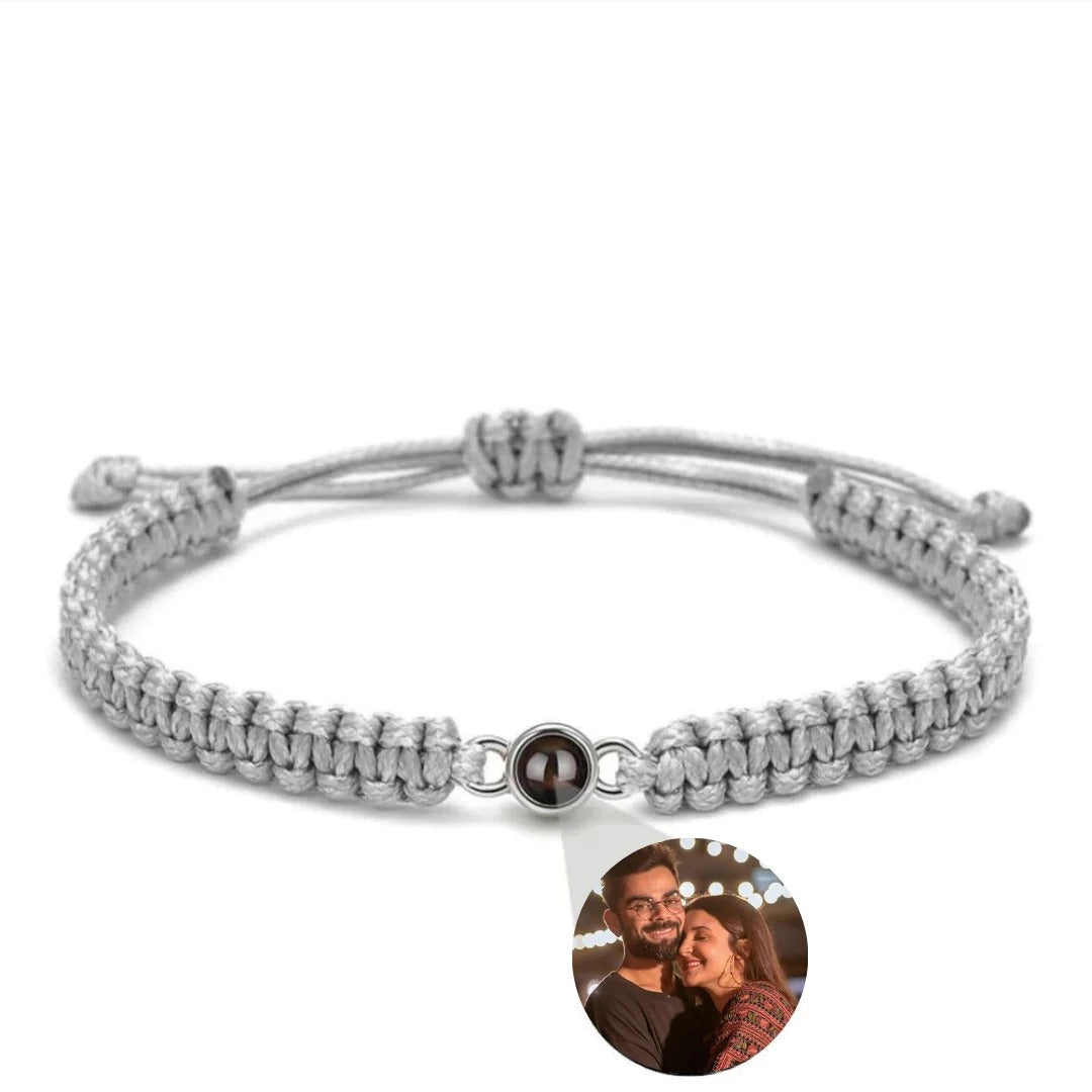 Braided Photo Bracelet