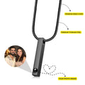 Men’s Bar Projection Photo Necklace