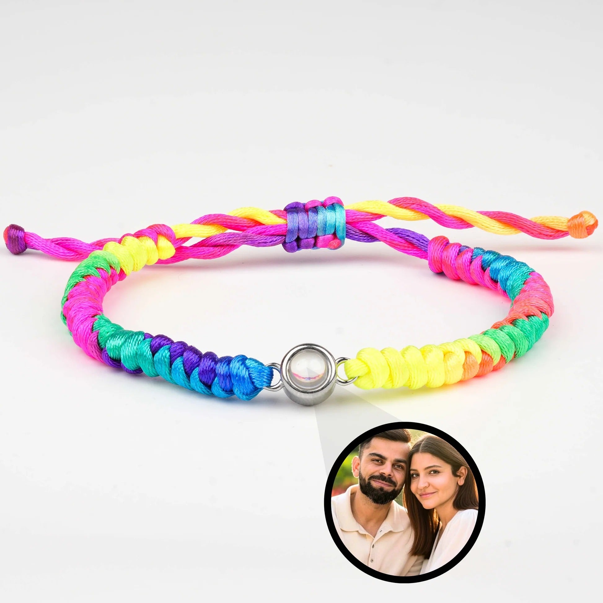 Braided Photo Bracelet