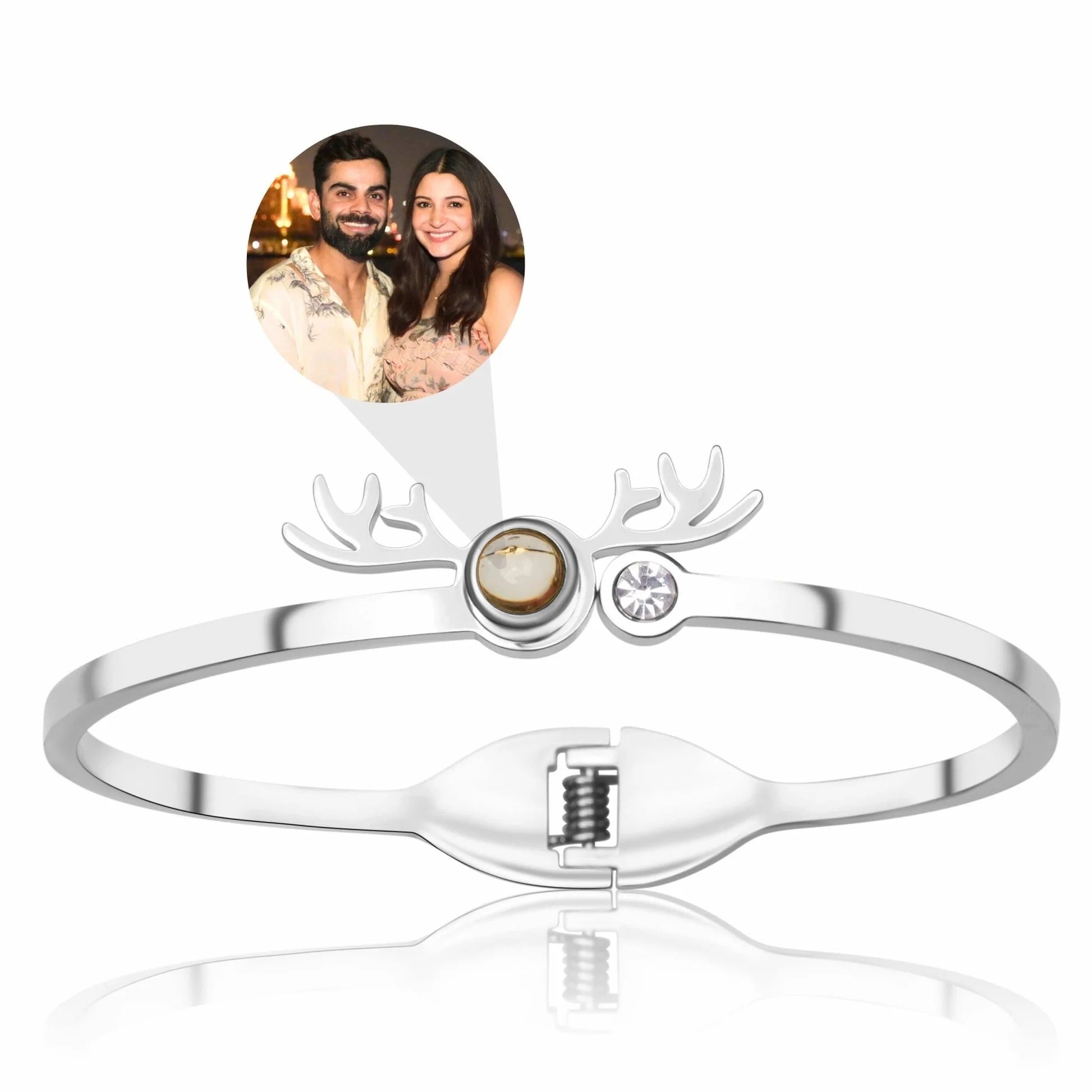 ✨ Reindeer Design Photo Projection Bracelet ✨